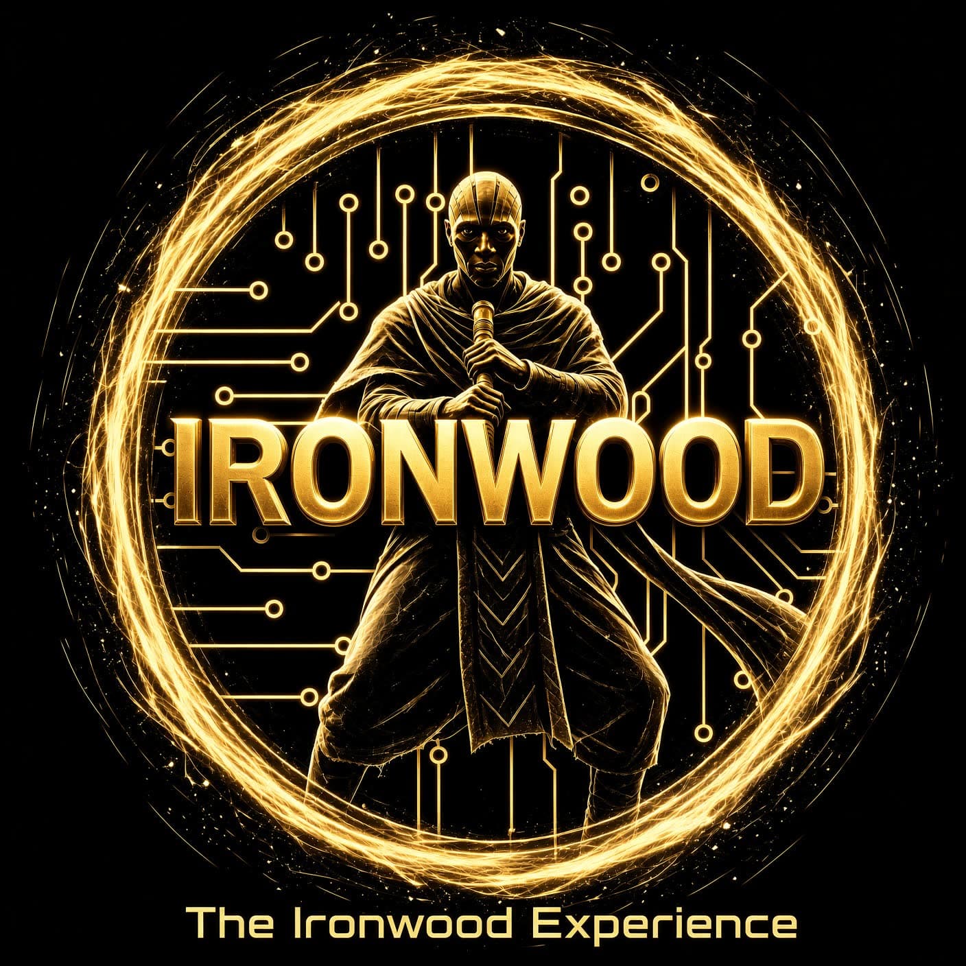 IRONWOOD — gold portal guardian lockup, The Ironwood Experience